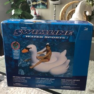 Brand new Inflatable Giant Swan in its box